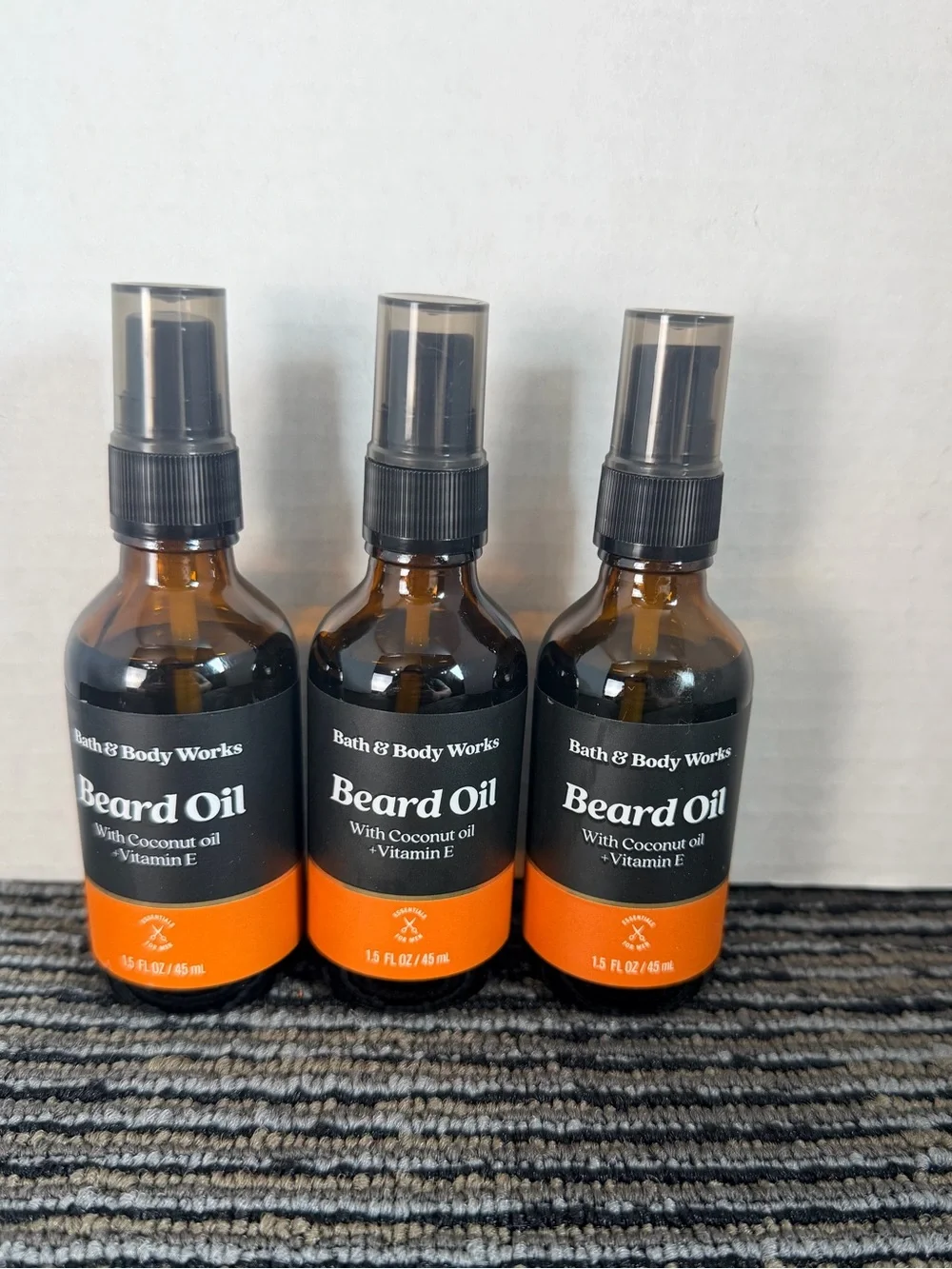 Bath & Body Works Beard Care Collection-Beard Oil-Lot of 3-New